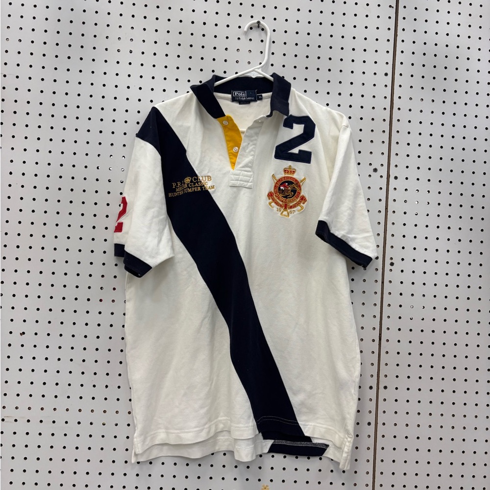 ITEM#89 Mercer Classic  Hunter Jumper  Polo Shirt PRISTINE#2 size XL
24x28